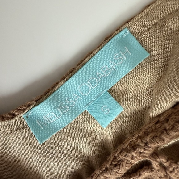 Melissa Odabash Alexis Dress Crotchet Mini Womens Small Coastal Boho Resort Knit - Picture 7 of 10